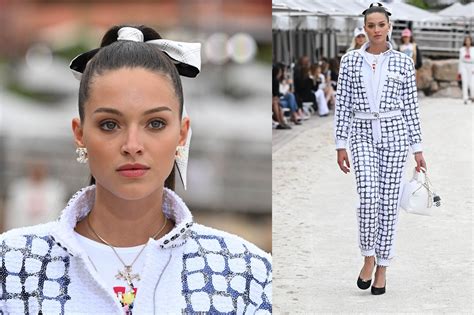 fille de yannick noah chanel|La fille de Yannick Noah, Jenaye, sublime mannequin pour Chanel.